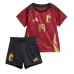 Belgium Johan Bakayoko #19 Replica Home Minikit Euro 2024 Short Sleeve (+ pants)